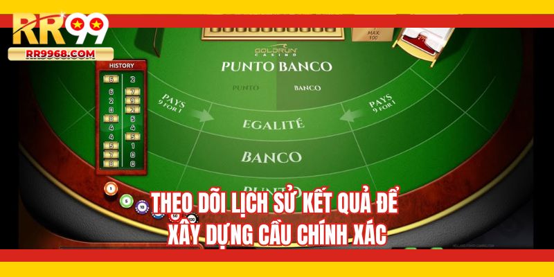 Theo dõi lịch sử kết quả để xây dựng cầu chính xác